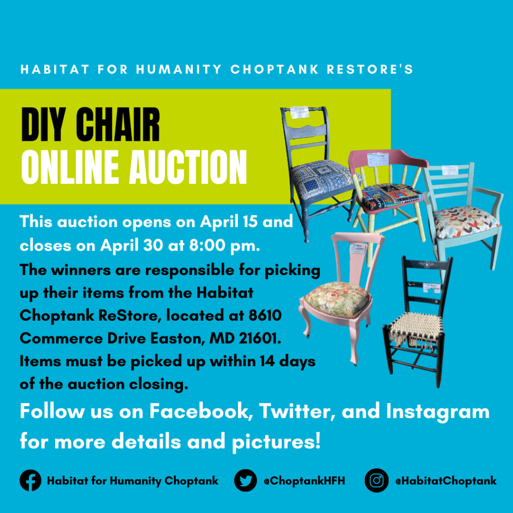 DIY Chair Auction Information
